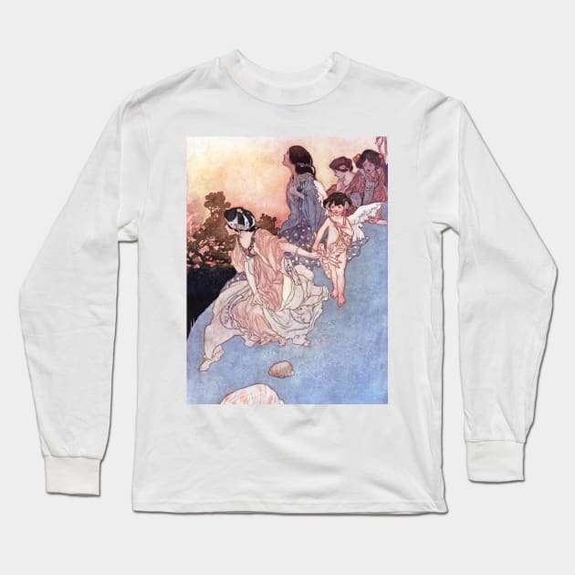 Charles Robinson - Songs and Sonnets Long Sleeve T-Shirt by vintage-art